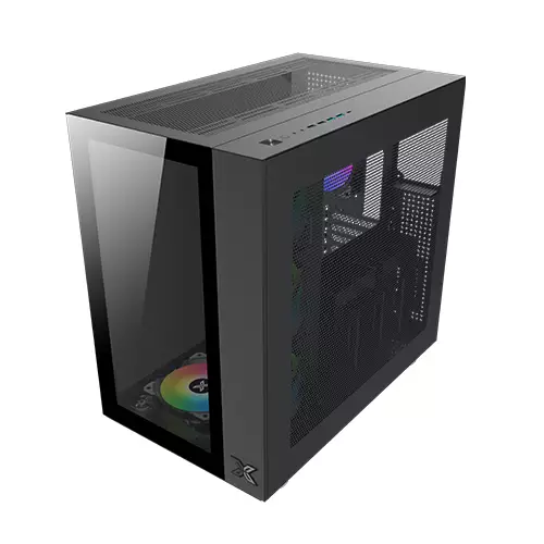 Кутия XIGMATEK AQUARIUS PRO Mid-Tower TG ATX Case Black