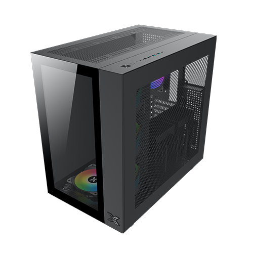 Кутия XIGMATEK AQUARIUS PRO Mid-Tower TG ATX Case Black 