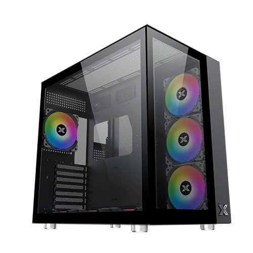 Кутия XIGMATEK AQUARIUS PRO Mid-Tower TG ATX Case Black 