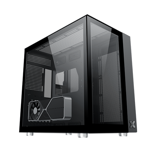 Кутия XIGMATEK AQUARIUS PRO Mid-Tower TG ATX Case Black 