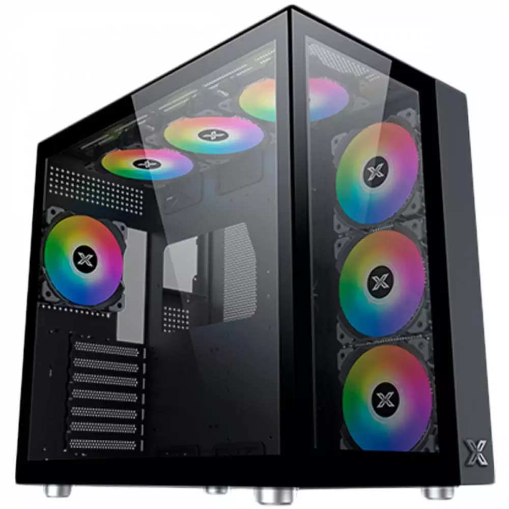 Кутия XIGMATEK AQUARIUS PRO Mid-Tower TG ATX Case Black