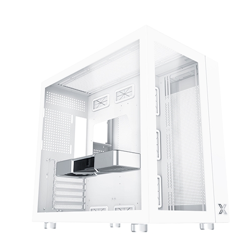 Кутия XIGMATEK AQUARIUS PRO ARCTIC Mid-Tower TG ATX Case White 