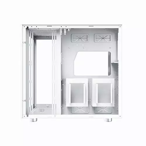 Кутия XIGMATEK AQUARIUS PRO ARCTIC Mid-Tower TG ATX Case White 