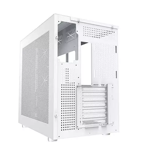 Кутия XIGMATEK AQUARIUS PRO ARCTIC Mid-Tower TG ATX Case White 