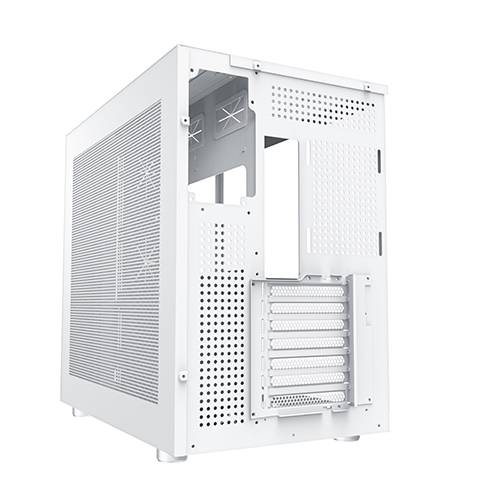 Кутия XIGMATEK AQUARIUS PRO ARCTIC Mid-Tower TG ATX Case White 