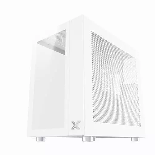 Кутия XIGMATEK AQUARIUS PRO ARCTIC Mid-Tower TG ATX Case White 