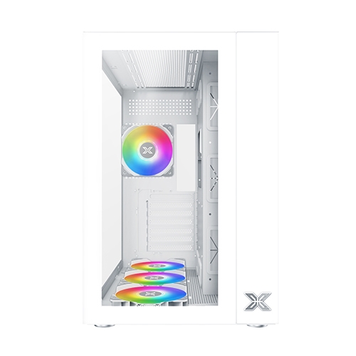 Кутия XIGMATEK AQUARIUS PRO ARCTIC Mid-Tower TG ATX Case White 