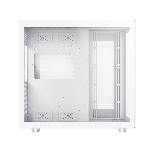 Кутия XIGMATEK AQUARIUS PRO ARCTIC Mid-Tower TG ATX Case White 