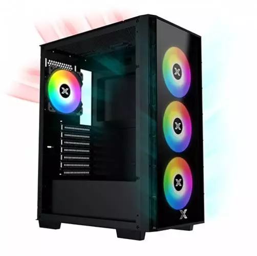 Кутия XIGMATEK ELITE 1 Mid-Tower ATX TG Case ARGB Black