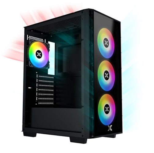 Кутия XIGMATEK ELITE 1 Mid-Tower ATX TG Case ARGB Black