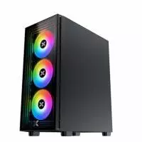 Кутия XIGMATEK PHANTOM Mid-Tower ATX TG Case Black ARGB