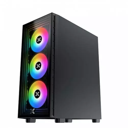 Кутия XIGMATEK PHANTOM Mid-Tower ATX TG Case Black ARGB