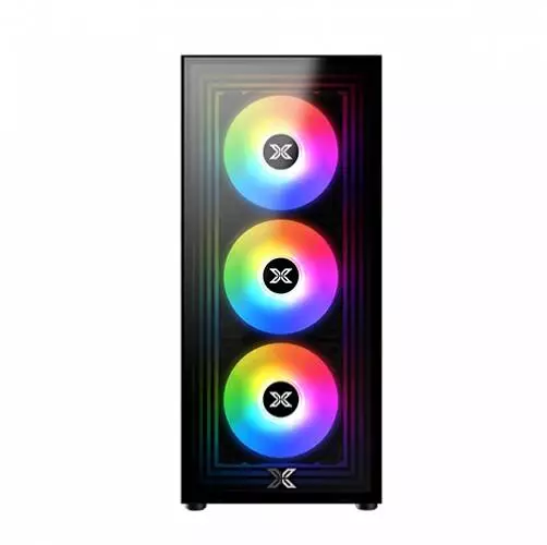 Кутия XIGMATEK PHANTOM Mid-Tower ATX TG Case Black ARGB