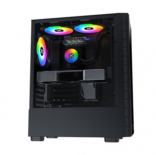 Кутия XIGMATEK PHANTOM Mid-Tower ATX TG Case Black ARGB