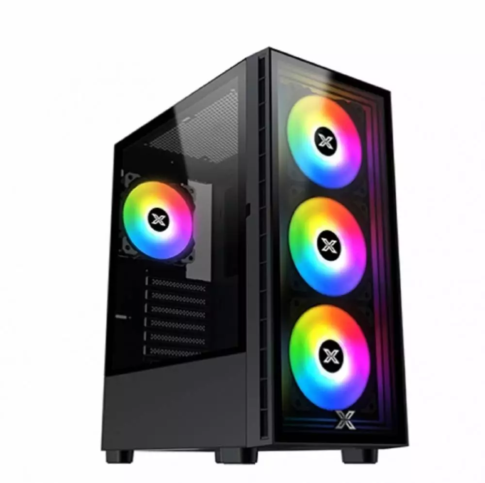 Кутия XIGMATEK PHANTOM Mid-Tower ATX TG Case Black ARGB