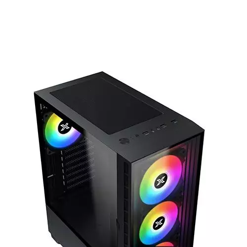 Кутия XIGMATEK PHANTOM Mid-Tower ATX TG Case Black ARGB
