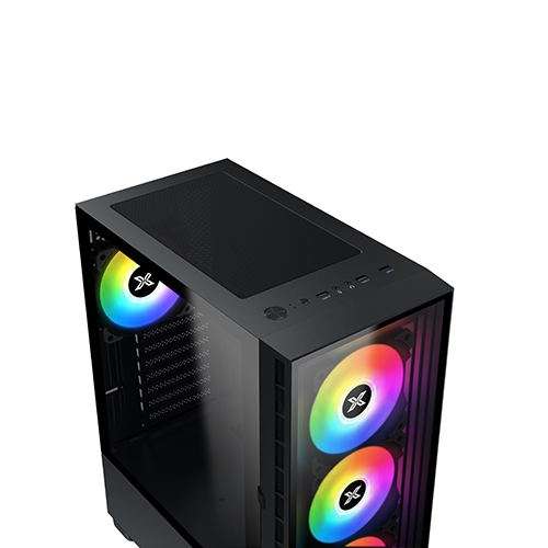 Кутия XIGMATEK PHANTOM Mid-Tower ATX TG Case Black ARGB