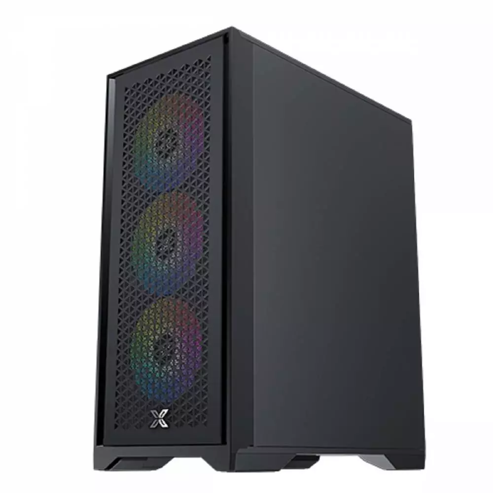 Кутия XIGMATEK LUX S Mid-Tower ATX TG Case Black ARGB
