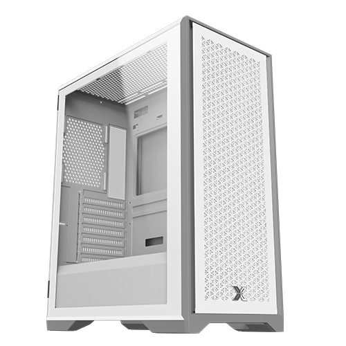 Кутия XIGMATEK LUX S ARCTIC Mid-Tower ATX TG Case White ARGB