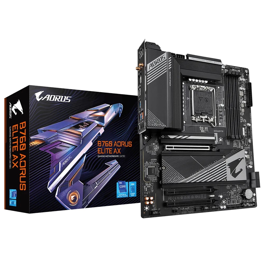 Дънна платка Gigabyte B760 AORUS ELITE AX DDR5 LGA1700
