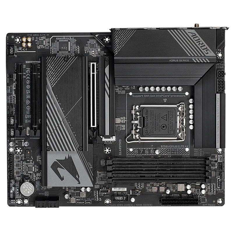 Дънна платка Gigabyte B760 AORUS ELITE AX DDR5 LGA1700