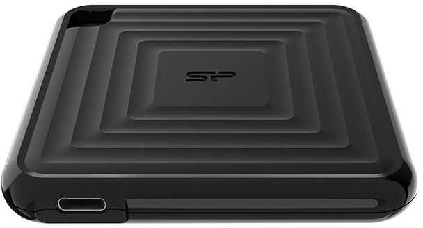 Външен SSD Silicon Power PC60, 512GB, USB 3.2 Gen2 Type-C, Черен 