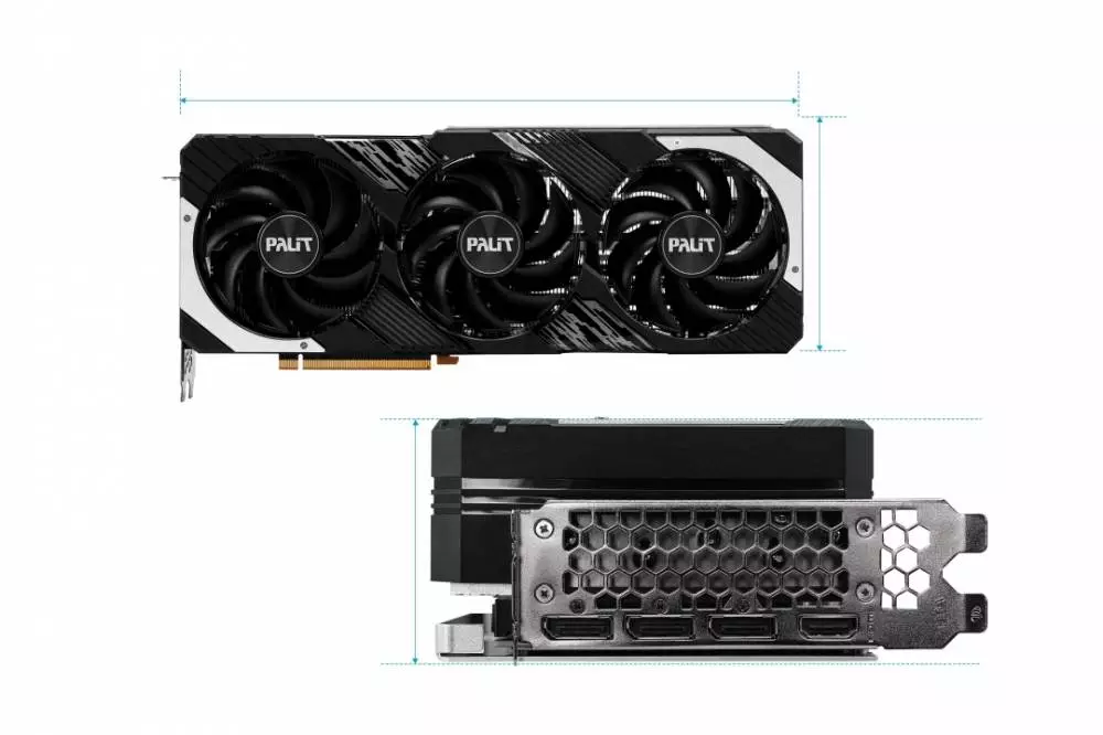 Видео карта Palit GeForce RTX 4070 GamingPro 12GB GDDR6X