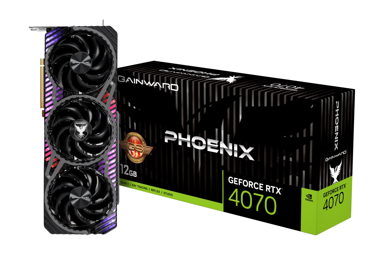 Видео карта Gainward GeForce RTX 4070 Phoenix GS 12GB GDDR6X