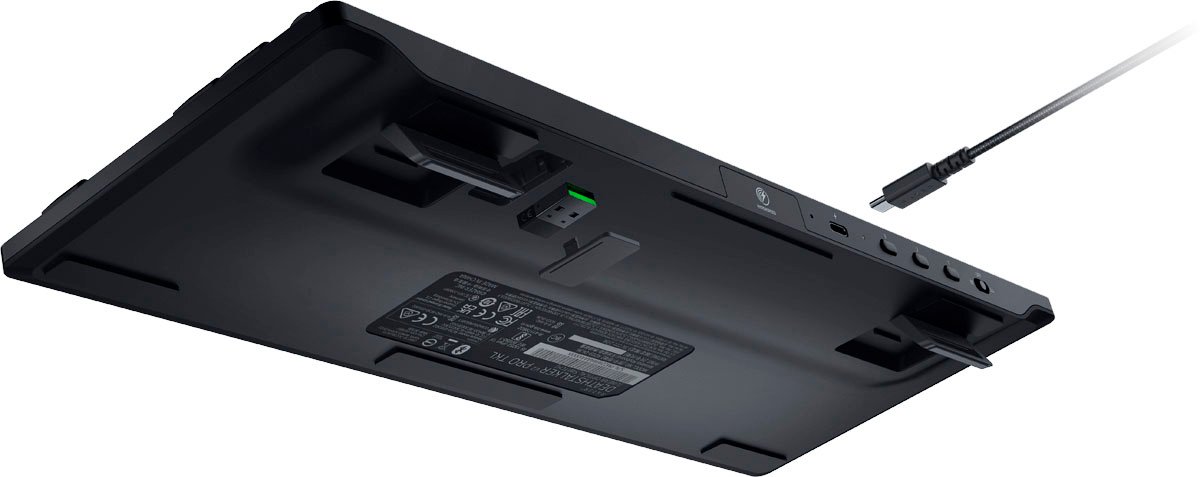 Геймърска клавиатура Razer DeathStalker V2 Pro Tenkeyless Wireless Low Profile Optical Linear Red Switch US - RZ03-04370100-R3M1 