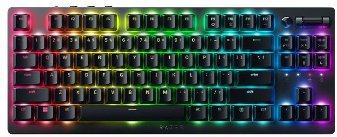 Геймърска клавиатура Razer DeathStalker V2 Pro Tenkeyless Wireless Low Profile Optical Linear Red Switch US - RZ03-04370100-R3M1 