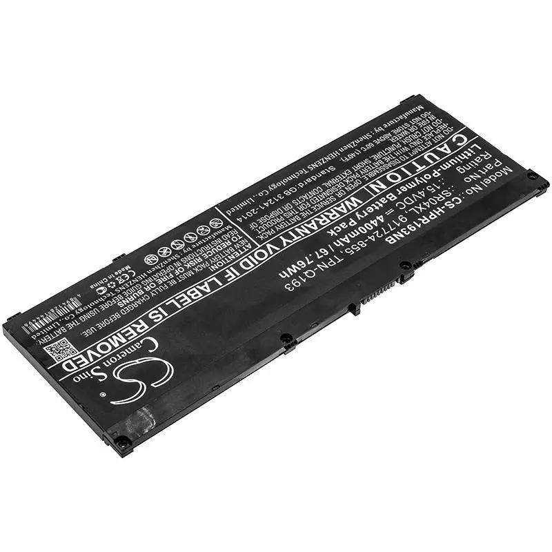 Батерия за лаптоп HP Omen 15-ce000ng; Pavilion 15-CE015DX SR04XL LiPo 15,4V 4400mAh CAMERON SINO