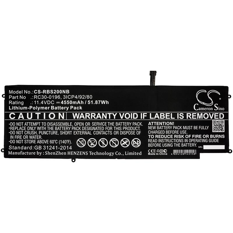 RAZER Blade Stealth 2016 V2 RC30-0196 11.4V 4550mAh CAMERON SINO Laptop Battery