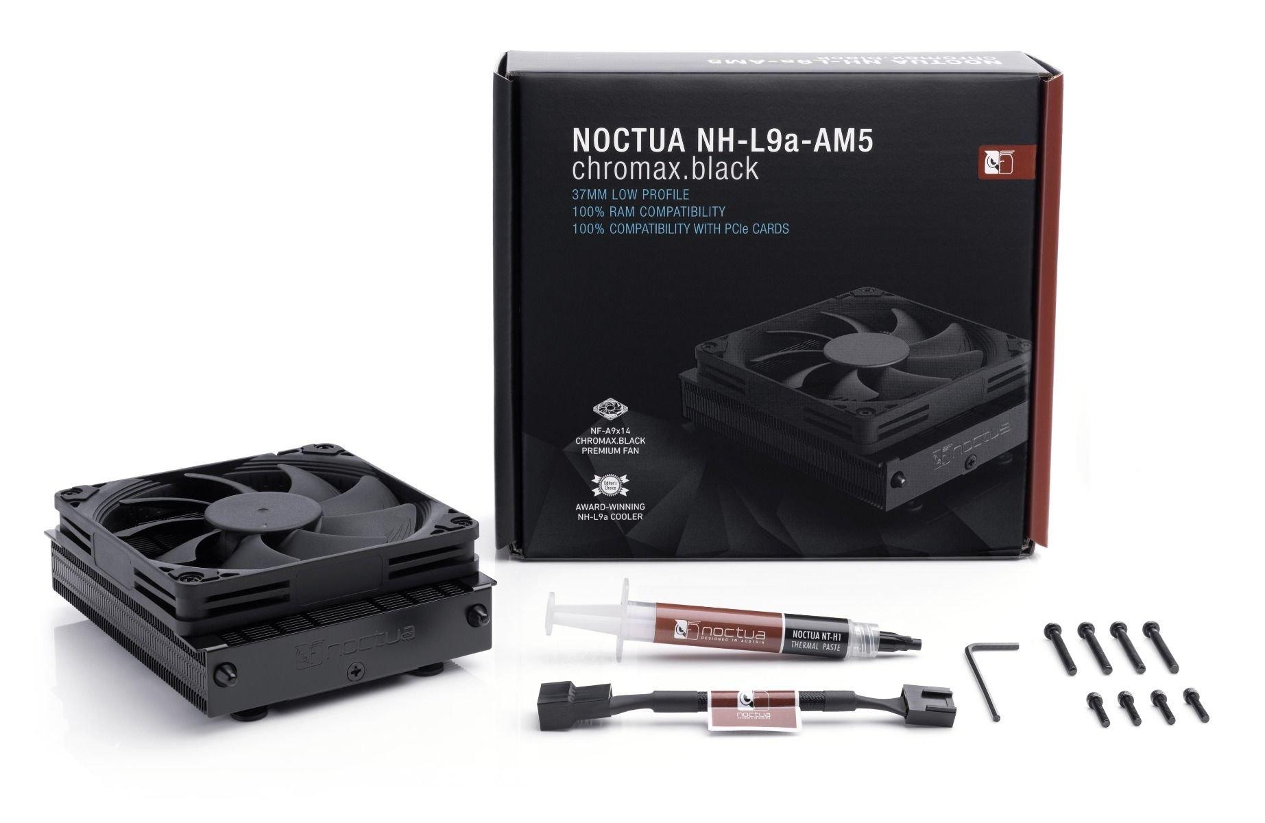 Охлаждане за процесор Noctua NH-L9A-AM5 Chromax.black, сокет AM5