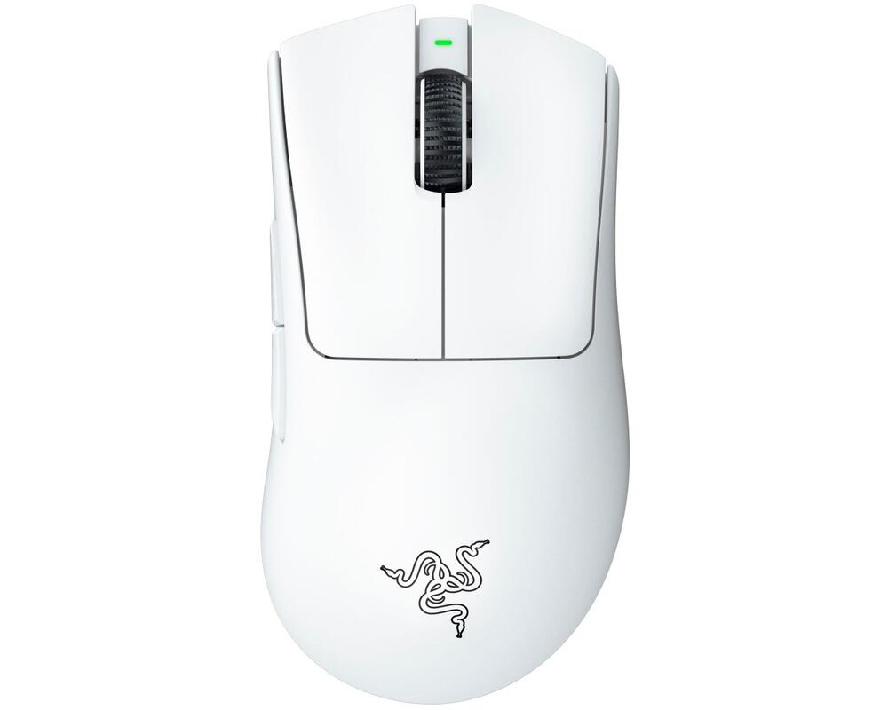 Геймърска мишка Razer DeathAdder V3 Pro White Edition Wireless Gaming Mouse - RZ01-04630200-R3G1