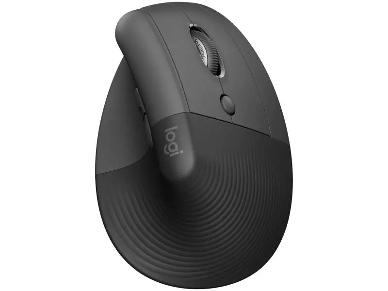 Mouse Logitech Lift for Business Vertical Wireless Graphite - 910-006494