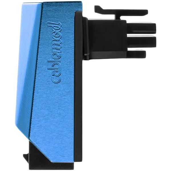 Адаптер CableMod 12VHPWR PCIe 90 Degree Angled Adapter (Nvidia 4000 series) Variant A Blue