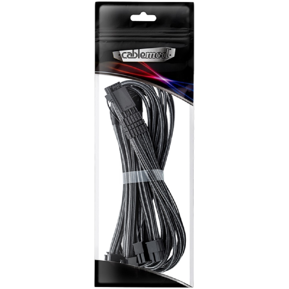 Καλώδιο CableMod E-Series Pro ModMesh Sleeved 12VHPWR, PCIe 8pin x 4, Carbon, Nvidia 4000 series, SuperFlower, EVGA PSU