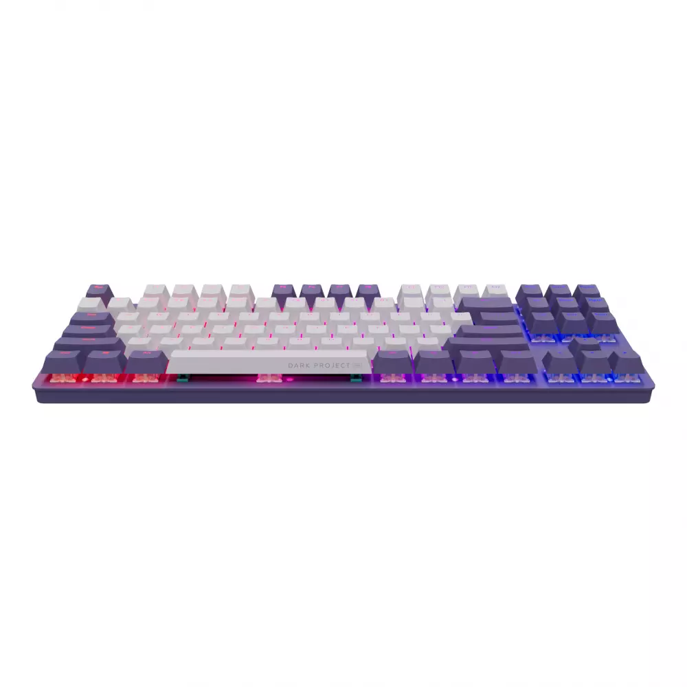 Gaming μηχανικό πληκτρολόγιο Dark Project KD87A Violet - G3MS Sapphire Switches, RGB, PBT Keycaps