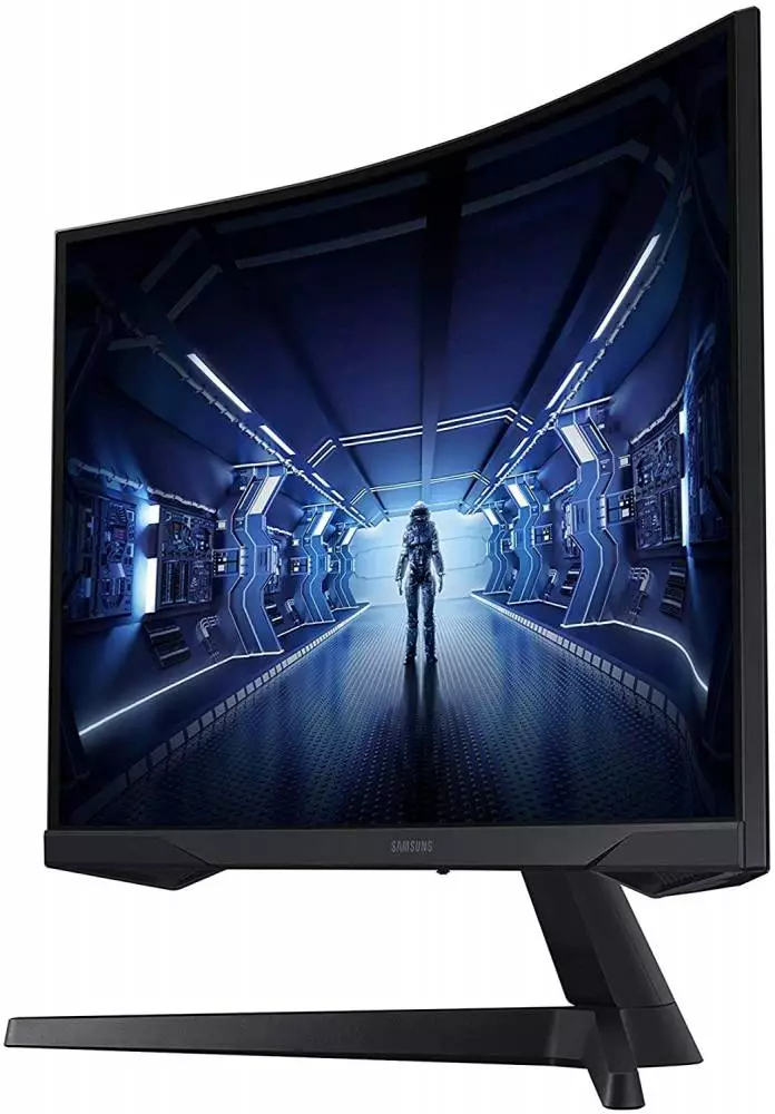Монитор Samsung Odyssey G5 32", VA, 1000R, WQHD 2560x1440, 144Hz, 1 ms, AMD FreeSync Premium, DisplayPort, HDMI, Черен