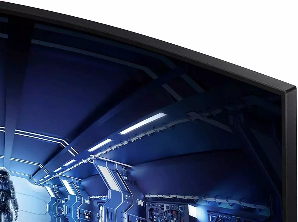 Монитор Samsung Odyssey G5 27", VA, 1000R, WQHD 2560x1440, 144Hz, 1 ms, FreeSync Premium, DisplayPort, HDMI, Черен