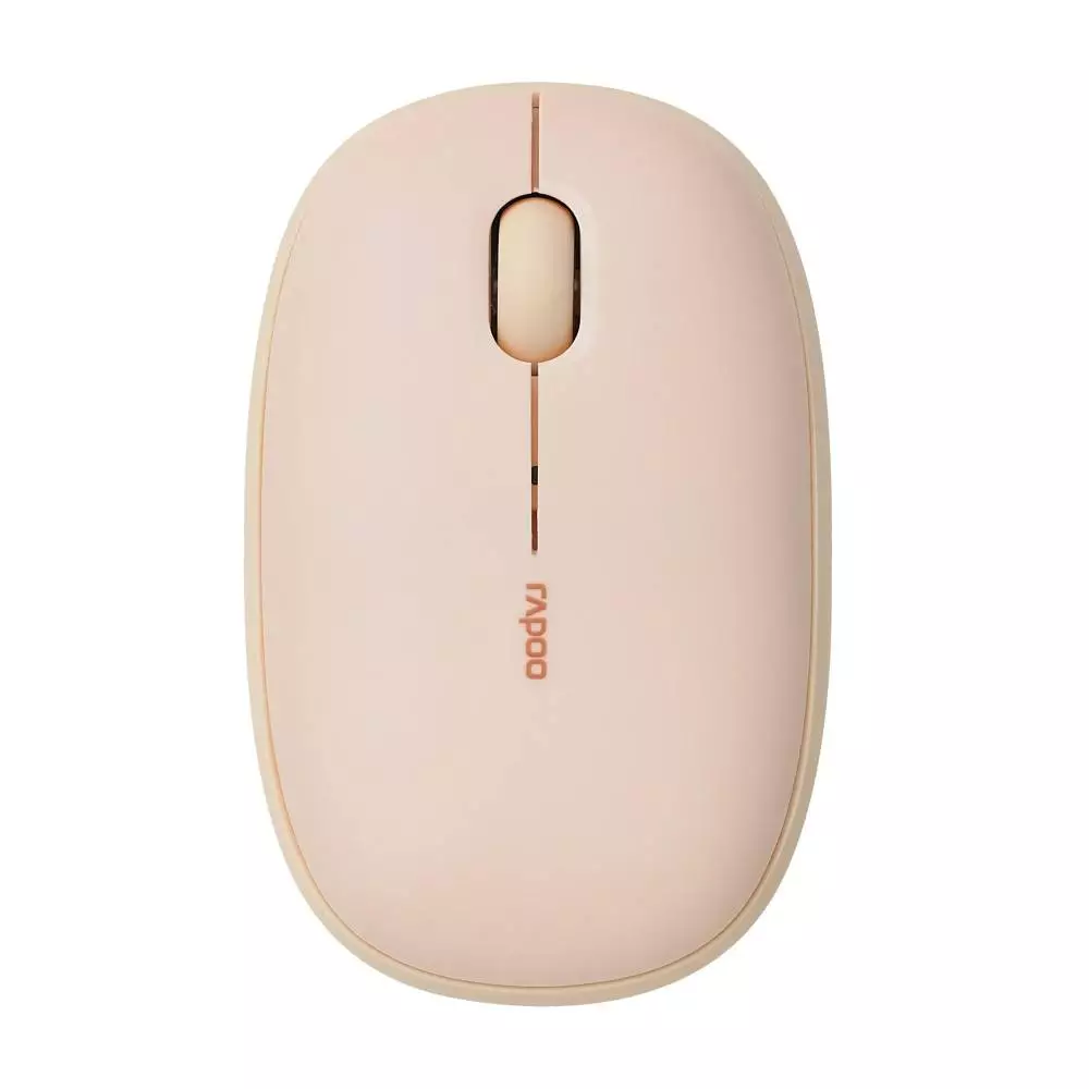 Безжична оптична мишка RAPOO M660, Multi-mode, Свързване с 3 у-ва, Тиха, Бежова