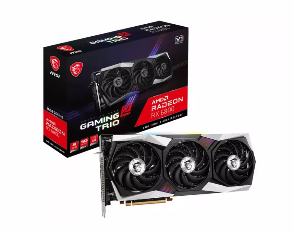 Видео карта MSI Radeon RX 6800 GAMING Z TRIO 16G V1 GDDR6