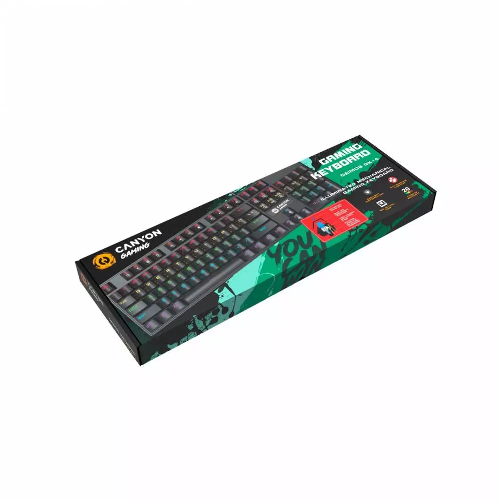Геймърска механична клавиатура Canyon DEMIOS GK-4 - CND-SKB4-US