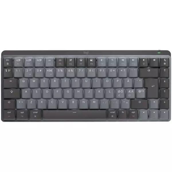 Tastatur Logitech MX Mechanical Mini for Mac Minimalistische Drahtlose Beleuchtete Tastatur SPACE GREY - 920-010837