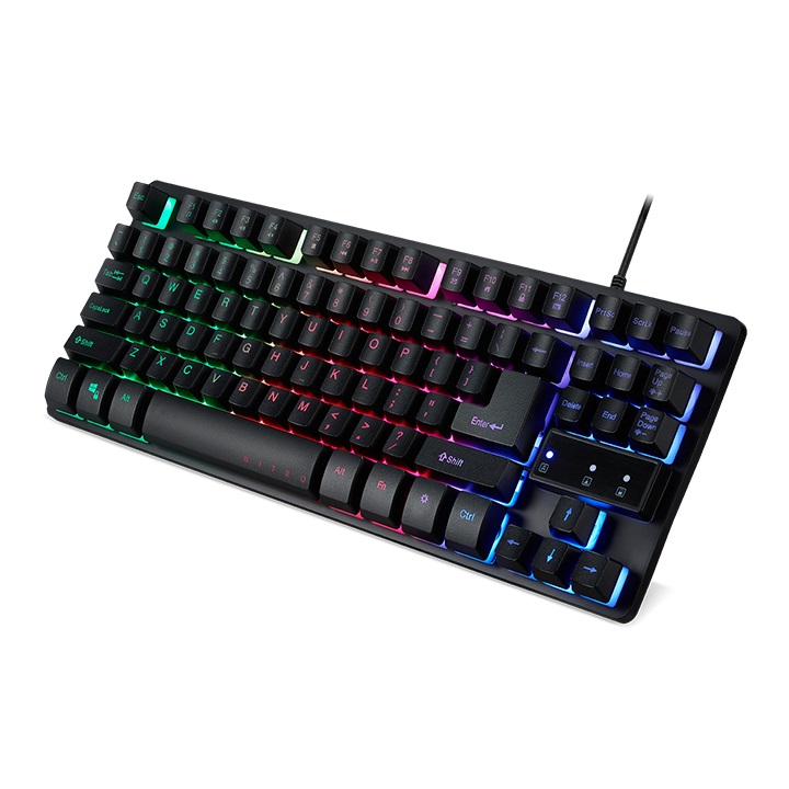 Геймърска клавиатура ACER NITRO NKW120 RGB USB - GP.KBD11.01U