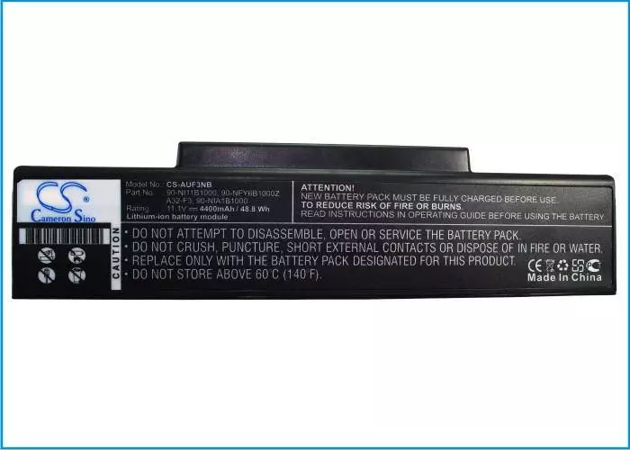 Батерия за лаптоп MSI M660; ASUS F3; GIGABYTE W551U CS-AUF3NB 11,1V 4400mAh CAMERON SINO
