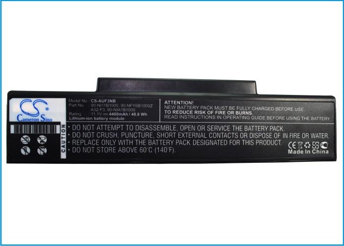 Батерия за лаптоп MSI M660; ASUS F3; GIGABYTE W551U CS-AUF3NB 11,1V 4400mAh CAMERON SINO