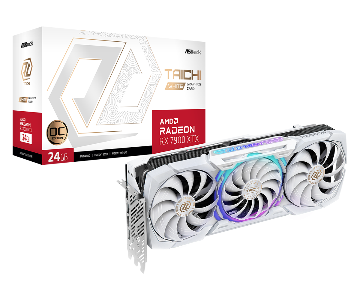 Видео карта Asrock AMD Radeon RX 7900 XTX Taichi White OC 24GB GDDR6