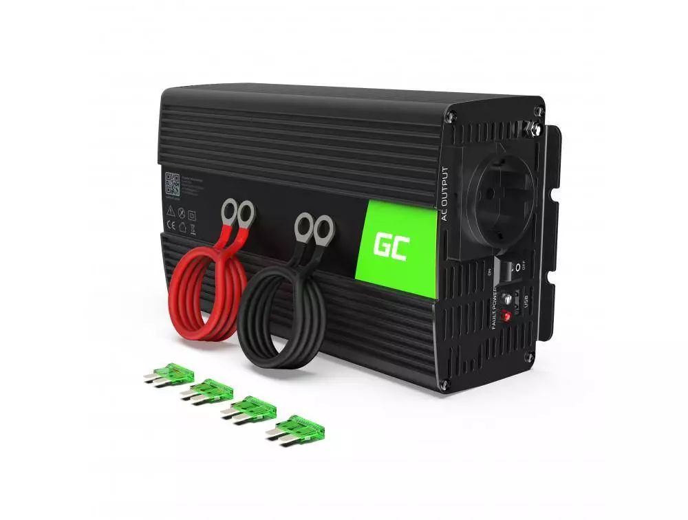 Инвертор GREENCELL 12V DC 1000W