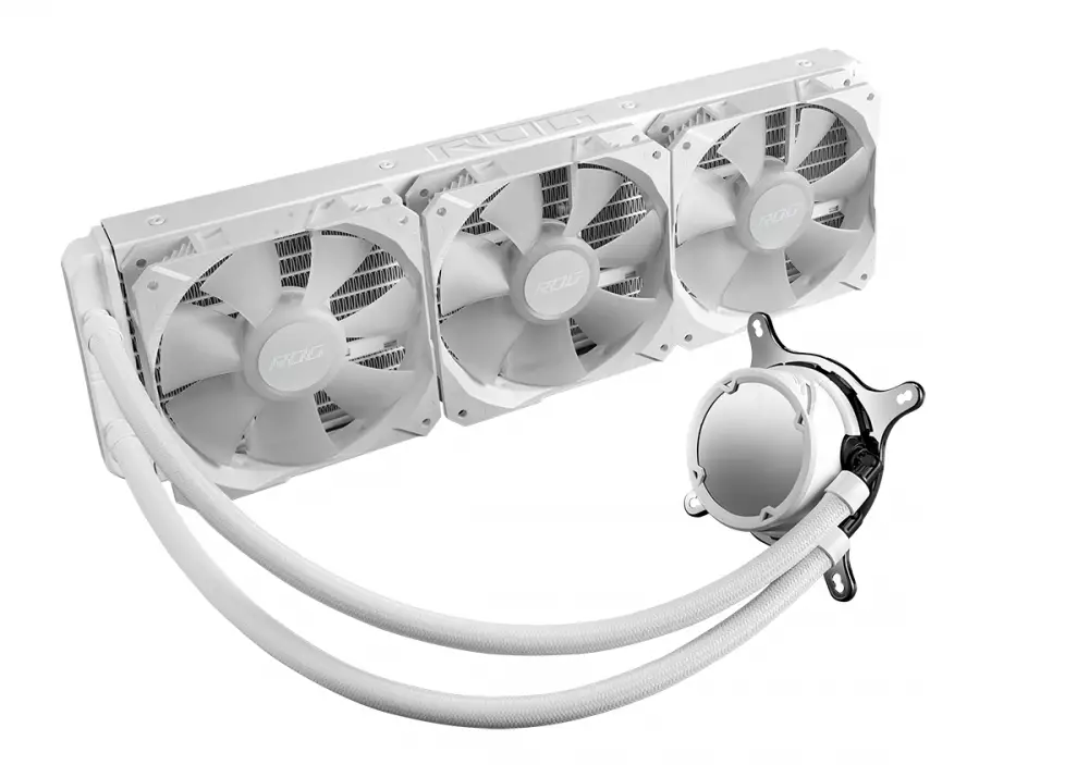 Водно охлаждане за процесор ASUS ROG Strix LC II 360 ARGB White Edition